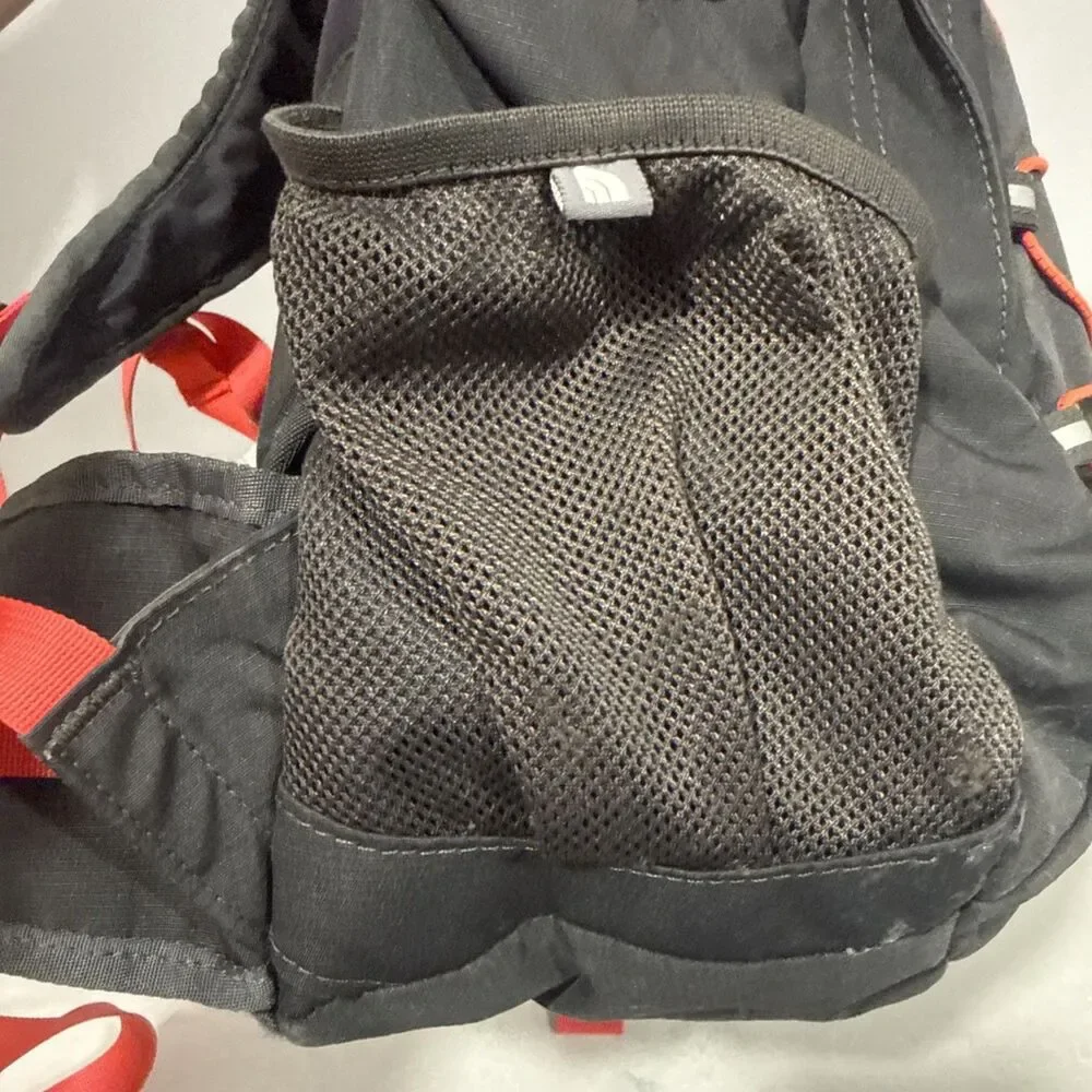 North Face Backpack Borealis Gray Pink Coral Backpack. see Description.